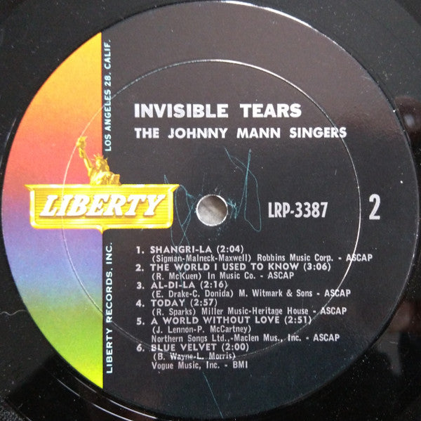 The Johnny Mann Singers - Invisible Tears
