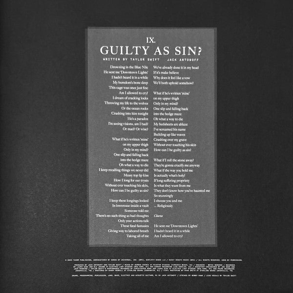 The Tortured Poets Department - secondary