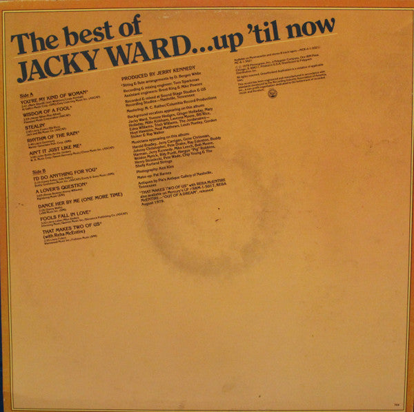The Best Of Jacky Ward... Up 'Til Now - secondary