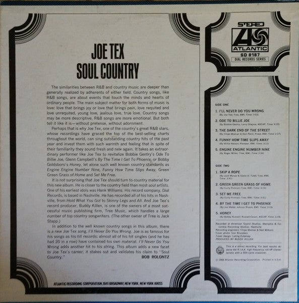 Joe Tex - Soul Country