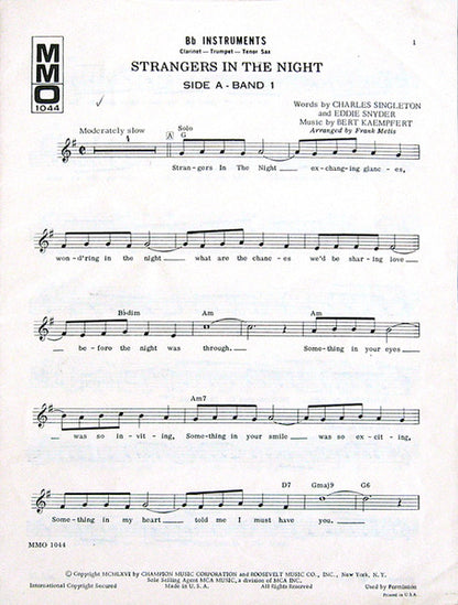 Top Of The Charts: Music Minus One Clarinet, Trumpet or Tenor Sax - secondary