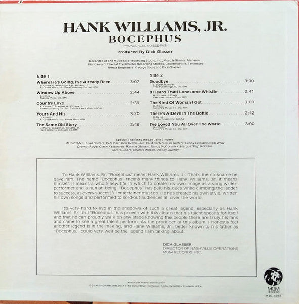 Bocephus - secondary