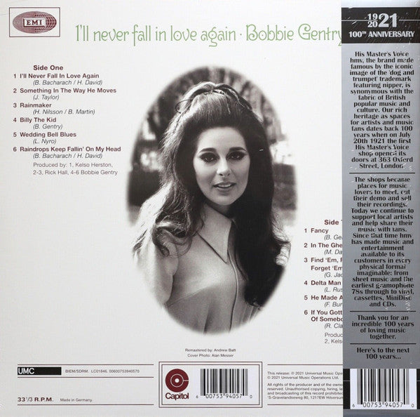I'll Never Fall In Love Again - secondary