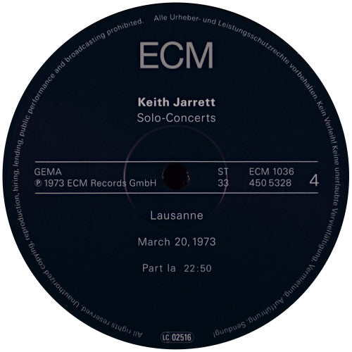 Solo Concerts: Bremen / Lausanne - secondary