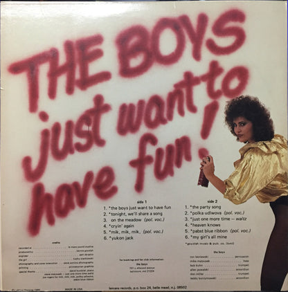 The Boys - The Boys Just Want To Have Fun