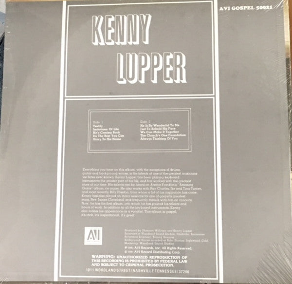 Kenny Lupper - secondary