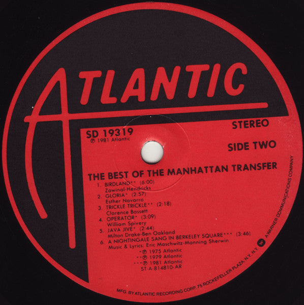 The Best Of The Manhattan Transfer - secondary