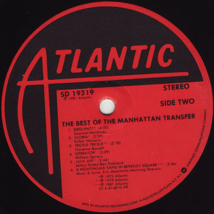 The Best Of The Manhattan Transfer - secondary