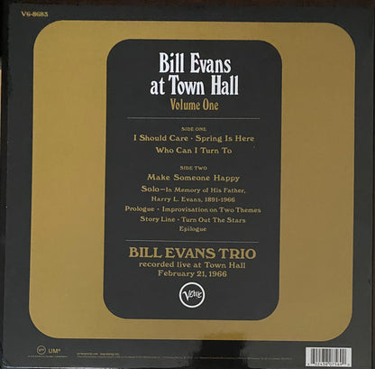 Bill Evans At Town Hall (Volume One) - secondary