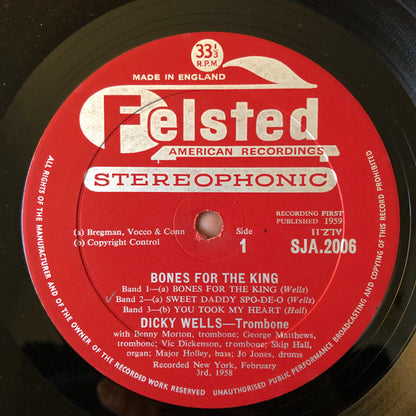 Dickie Wells - Bones For The King