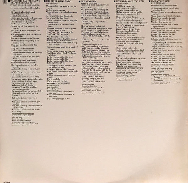The Best Of Carly Simon  - secondary