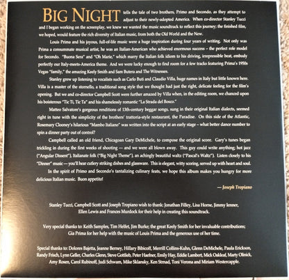 Big Night (Original Motion Picture Soundtrack) - secondary
