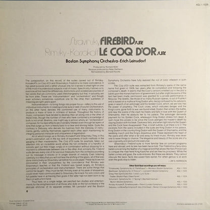 Firebird Suite / Le Coq D'Or Suite - secondary