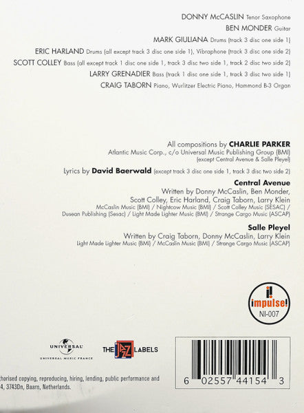 The Passion Of Charlie Parker - secondary