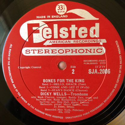 Dickie Wells - Bones For The King