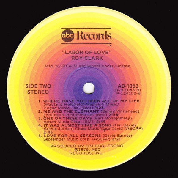 Roy Clark - Labor Of Love