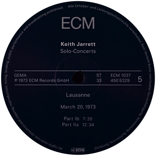 Solo Concerts: Bremen / Lausanne - secondary