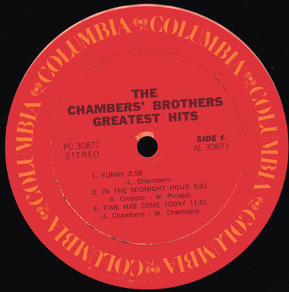 The Chambers Brothers' Greatest Hits - secondary