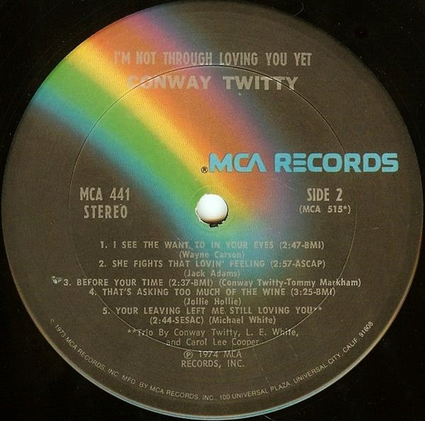 Conway Twitty - I'm Not Through Loving You Yet