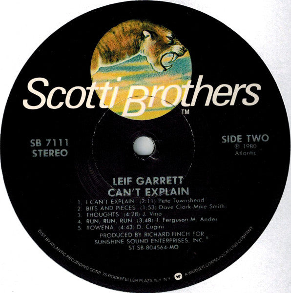 Leif Garrett - Can't Explain