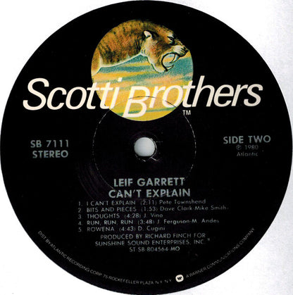 Leif Garrett - Can't Explain