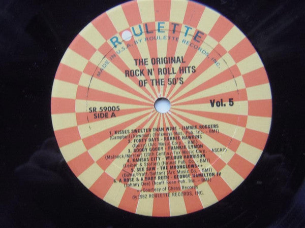 The Original Rock N Roll Hits Of The 50's Vol. 5 - secondary