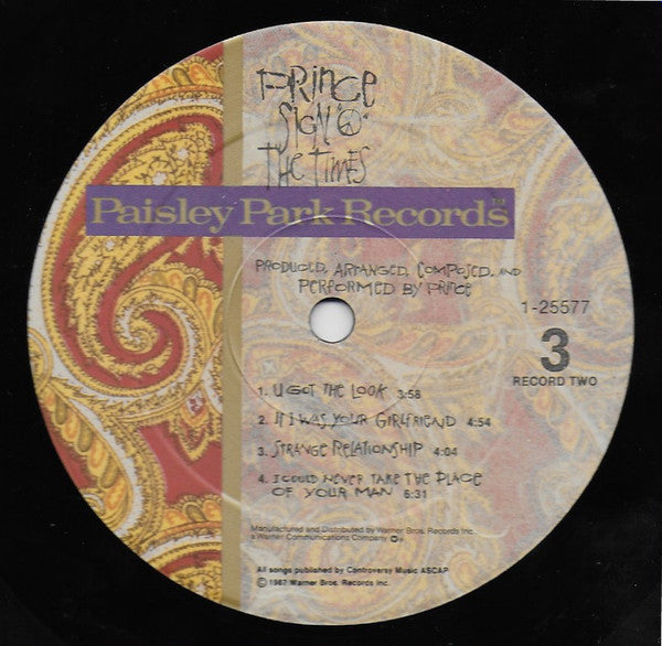 Sign "O" The Times - secondary