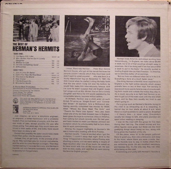 The Best Of Herman's Hermits - secondary