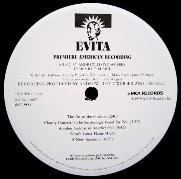 Evita: Premiere American Recording - secondary