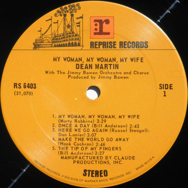 My Woman, My Woman, My Wife - secondary