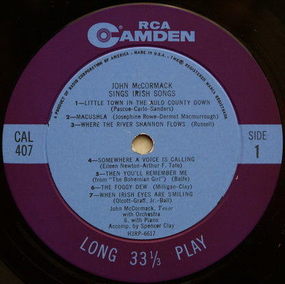 John McCormack Sings Irish Songs - secondary