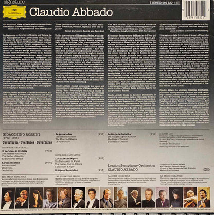 Claudio Abbado, Gioacchino Rossini, London Symphony Orchestra - Ouvertüren = Overtures