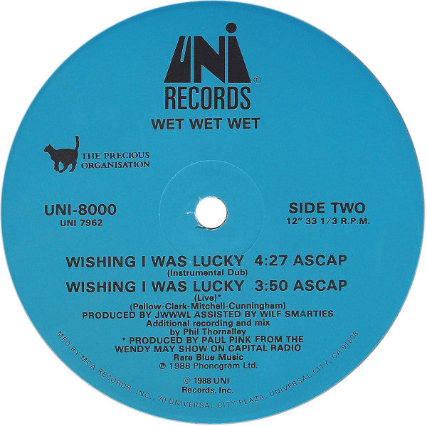 Wishing I Was Lucky - secondary