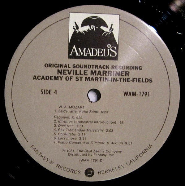 Sir Neville Marriner, The Academy Of St. Martin-in-the-Fields - Amadeus (Original Soundtrack Recording)