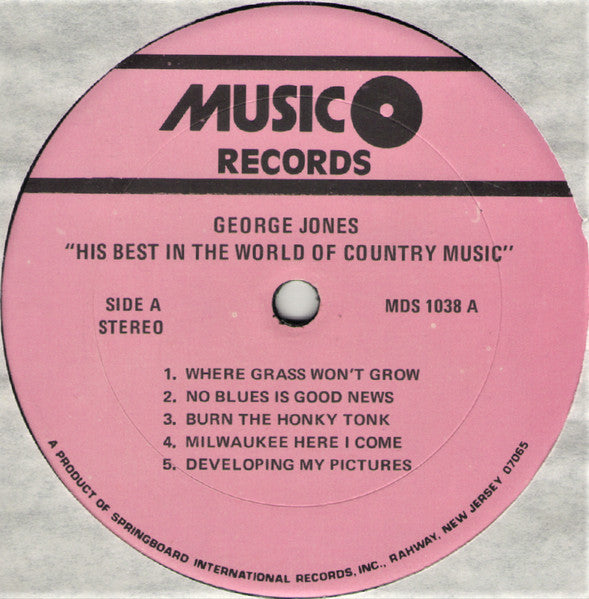 His Best In The World Of Country Music - secondary