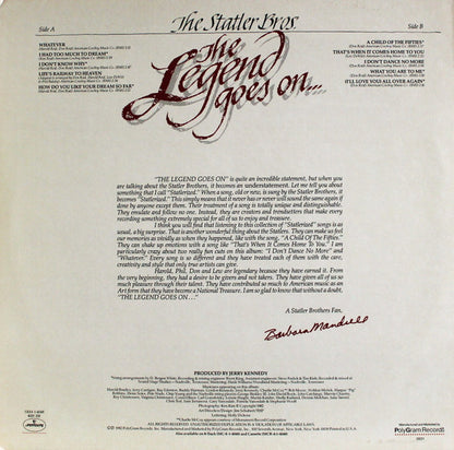 The Legend Goes On... - secondary