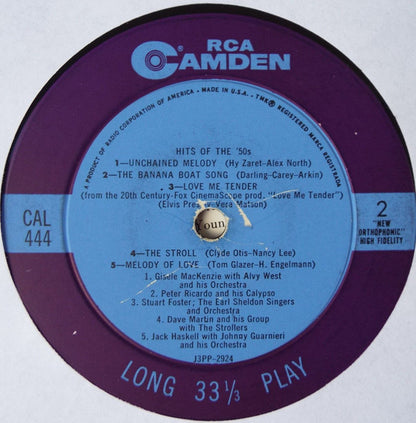 Hits Of The '50s - secondary