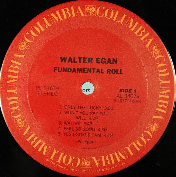Walter Egan - Fundamental Roll