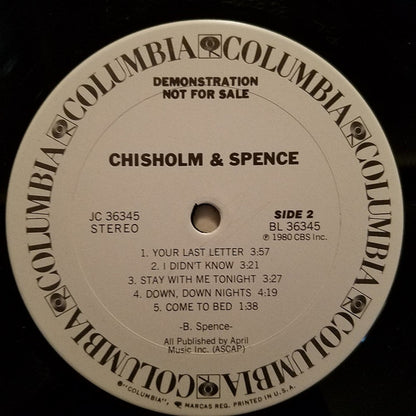 Chisholm & Spence - secondary