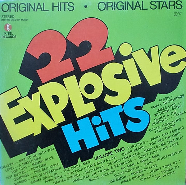 22 Explosive Hits, Vol 2 - primary