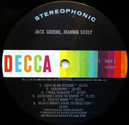 Jack Greene, Jeannie Seely - secondary