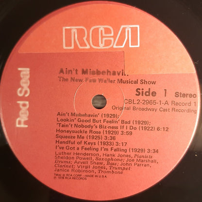 Ain't Misbehavin': The New Fats Waller Musical Show - secondary