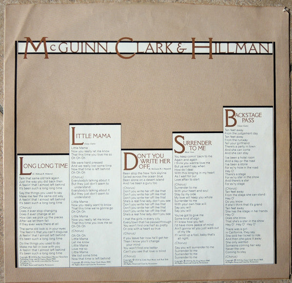 McGuinn, Clark & Hillman - secondary