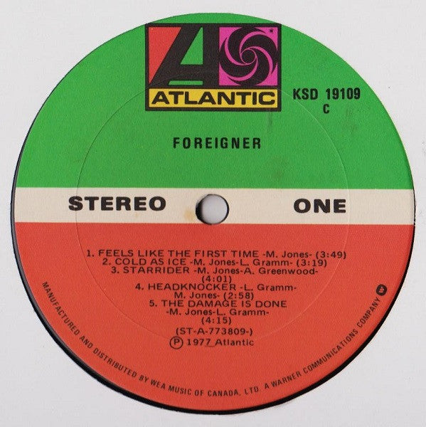 Foreigner - secondary