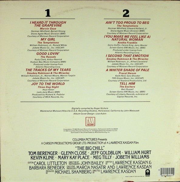 The Big Chill (Original Motion Picture Soundtrack) - secondary