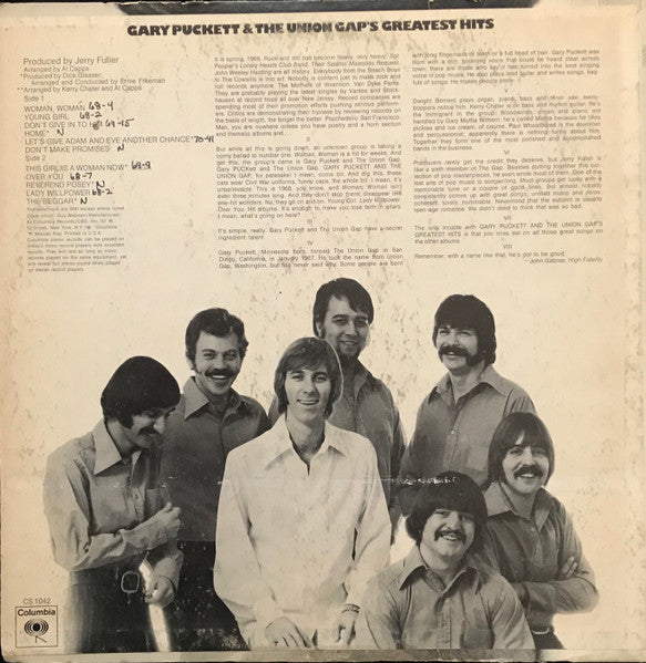 Gary Puckett & The Union Gap's Greatest Hits - secondary