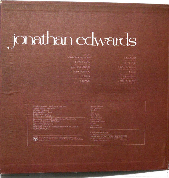 Jonathan Edwards - secondary