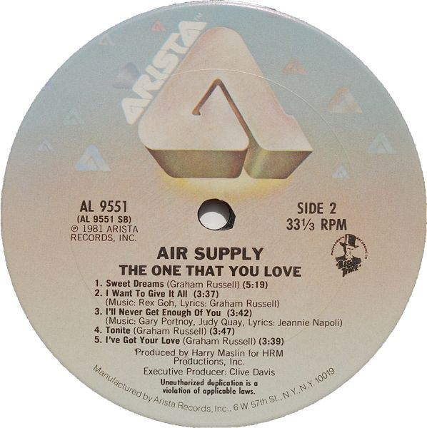 The One That You Love - secondary