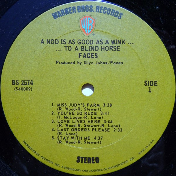 A Nod Is As Good As A Wink...To A Blind Horse - secondary