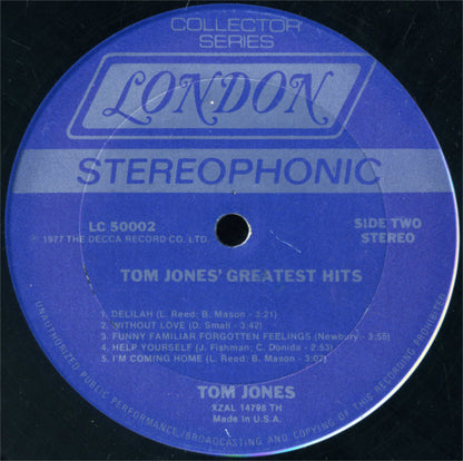 Tom Jones - Greatest Hits